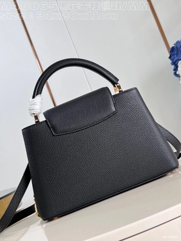Cheap CAPUCINES VUITTON BB-31.5*20*11CM LOUIS 0804